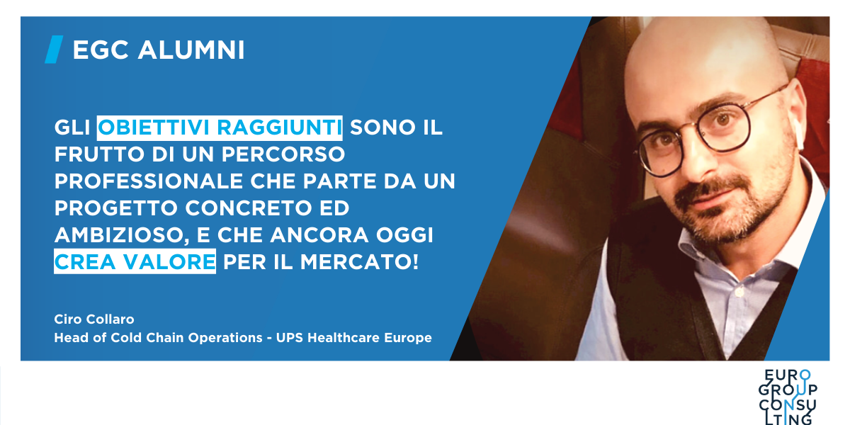 Ciro Collaro Head of Cold Chain Operations in UPS Healthcare Europe